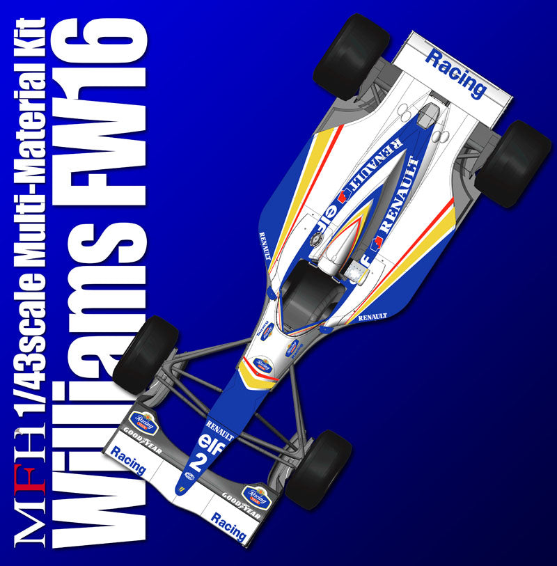 (H1J) K535 (H10J)K536 (H2J)K620 MFH 1/43scale Multi-Material Kit : Williams FW16