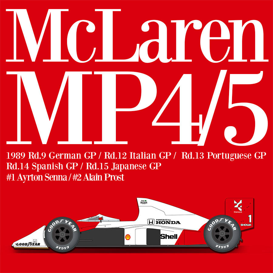 (H1) MFH K808 : 1/43 McLaren MP4/5 Ver.A :1989 Rd.9 German GP