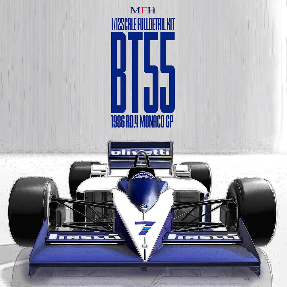 (H7) MFH K855: 1/12 BT55 1986 Rd.4 Monaco GP (UK stock, available now)