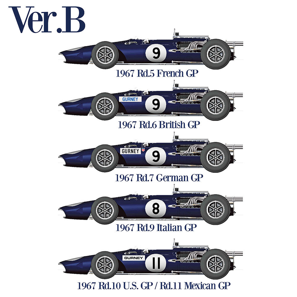 (H2J) K510 1/12scale Fulldetail Kit : EAGLE Gurney-Weslake Ver. B