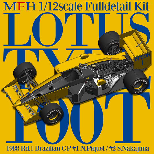 (J) K838 - 1/12scale Fulldetail Kit : LOTUS TYPE 100T