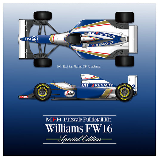 (N) K839 - 1/12scale Fulldetail Kit : Williams FW16 [ Special Edition ]