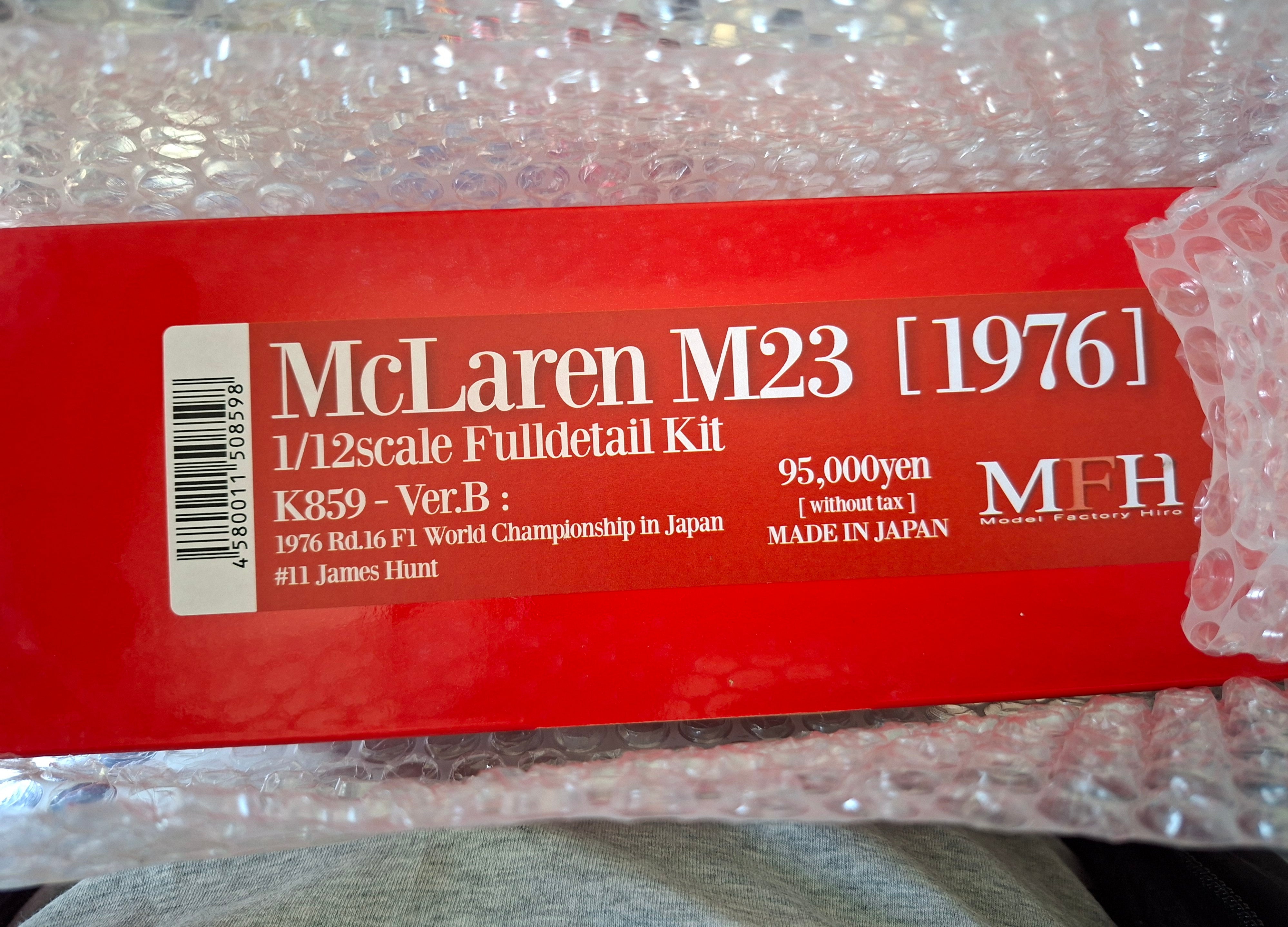 (H03) MFH K859: Ver B 1/12 McLaren M23 [1976] – H Models Shop