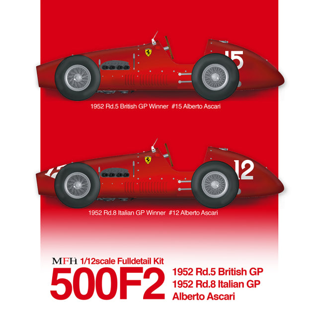 (H12)K856: 	1/12 500F2 - 1952 Rd.5 British GP winner