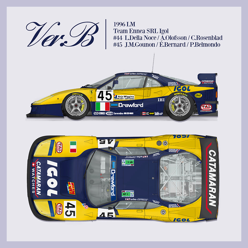 (H3)MFH K864 1/12 F40 GTE - 1996 LM ver.B